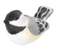 Wild Republic Audubon Birds Black-Capped Chickadee Plush with Authentic Bird Sound Stuffed Animal Bird Toys for Kids & Birders