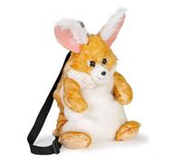 Wild Republic Backpack Fennec Fox, Stuffed Animal, 14 Inches, Plush Toy, Fill is Spun Recycled Water Bottles