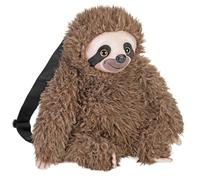 WILD REPUBLIC Backpack Sloth, Stuffed Animal, 14 Inches, Plush Toy, Fill is Spun Recycled Water Bottles