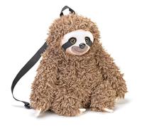 Wild Republic Backpack Sloth, Stuffed Animal, 14 Inches, Plush Toy, Fill is Spun Recycled Water Bottles