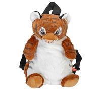 WILD REPUBLIC Backpack Tiger, Soft Toy with Integrated Rucksack, Cuddly Toy, 36 cm, 14"