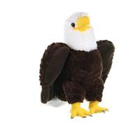 Wild Republic Bald Eagle Plush Soft Toy, Cuddlekins Cuddly Toys, Gifts for Kids 30cm