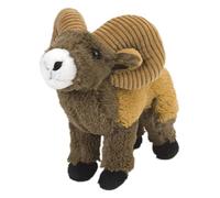 Wild Republic Bighorn Sheep Plush, Cuddlekins Cuddly Soft Toys, Kids Gifts, 20 cm,Brown