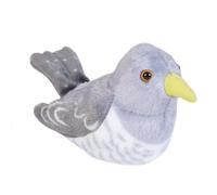 Wild Republic Soft Toy - Common Cuckoo - Authentic Bird Sound - 13 cm, Grey - For Kids