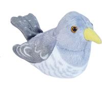 Wild Republic Soft Toy - Common Cuckoo - Authentic Bird Sound - 13 cm, Grey - For Kids