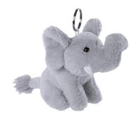 Wild Republic Clips Elephant, Stuffed Animal, 3 Inches, Plush Toy, Fill is Spun Recycled Water Bottles