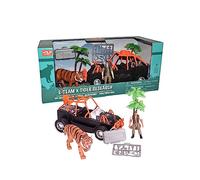 Wild Republic 16826 E-Team X Set Tiger Rescue Playset, Action Figure, Animal, Vehicle, Accessories, Gifts for Kids