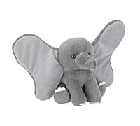Wild Republic Earkins Elephant, Stuffed Animal, 6 inch, Plush Toy, Fill is Spun Recycled Water Bottles