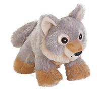 Wild Republic Ecofuzzies Wolf, Stuffed Animal, 7 Inches, Plush Toy, Fill is Spun Recycled Water Bottles