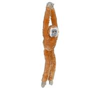Wild Republic Ecokins Hanging white handed gibbon, Stuffed Animal, 22 inches, Gift for Kids, Plush Toy, Made from Spun Recycled Water Bottles, Eco Friendly, Child’s Room Decor