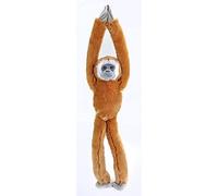 Wild Republic Ecokins Hanging white handed gibbon, Stuffed Animal, 22 inches, Gift for Kids, Plush Toy, Made from Spun Recycled Water Bottles, Eco Friendly, Child’s Room Decor