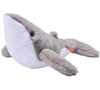 Wild Republic EcoKins Humpback Whale Stuffed Animal 12 inch, Eco Friendly Gifts for Kids, Plush Toy, Handcrafted Using 16 Recycled Plastic Water Bottles