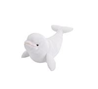 Wild Republic Ecokins Mini Beluga Whale, Stuffed Animal, 8 inches, Gift for Kids, Plush Toy, Made from Spun Recycled Water Bottles, Eco Friendly, Child’s Room Decor, White