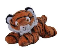 Wild Republic Plush Toy EcoKins Mini Tiger – 8in, Eco-Friendly Kids Gift, 7 Recycled Bottles