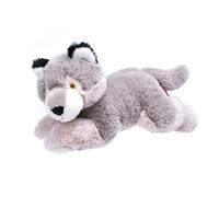 Wild Republic EcoKins Mini Wolf Stuffed Animal 8 inch, Eco Friendly Gifts for Kids, Plush Toy, Handcrafted Using 7 Recycled Plastic Water Bottles