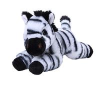 EcoKins Mini Zebra Stuffed Animal 8 inch, Eco Friendly Gifts for Kids, Plush Toy, Handcrafted Using 7 Recycled Plastic Water Bottles