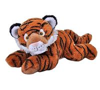 Wild Republic EcoKins Tiger Stuffed Animal 12 inch, Eco Friendly Gifts for Kids, Plush Toy, Handcrafted Using 16 Recycled Plastic Water Bottles