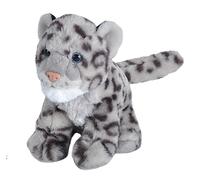 Wild Republic Europe 10848 Wild Republic Snow Leopard Plush Soft, Cuddlekins Cuddly Toys, Gifts for Kids 20cm, White With Gray and Black Spots
