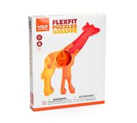 Wild Republic Flexfit Puzzle Giraffe, Gift for Kids, Great for Hours of Independent Play