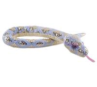 Wild Republic Foilkins Diamond Blue Snake, Stuffed Animal, 54 Inches, Plush Toy, Fill is Spun Recycled Water Bottles