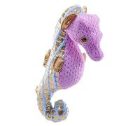 Wild Republic Foilkins Purple Seahorse, Stuffed Animal, 12 inches, Gift for Kids, Plush Toy, Fill is Spun Recycled Water Bottles