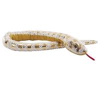 Wild Republic Foilkins Snakes, Lemon Blast Ball Python, Stuffed Animal, 137 cm, Gift for Kids, Plush Toy, Fill is Spun Recycled Water Bottles