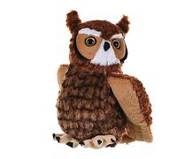 12" Horned Owl Soft Toy - Wild Republic Great Plush 30cm - owl wild republic great horned plush 30cm