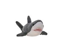Wild Republic Great White Shark Plush Soft Toy, Cuddlekins Cuddly Toys, Gifts for Kids 20 cm , Grey