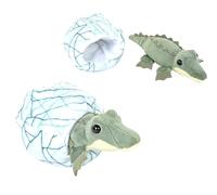 Wild Republic Hatchling Crocodile, Stuffed Animal, 6 Inches, Plush Toy, Fill is Spun Recycled Water Bottles