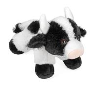 Wild Republic Hug’Ems Cow, Stuffed Animal, 7 Inches, Gift for Kids, Plush Toy, Fill is Spun Recycled Water Bottles,18 cm