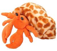 Wild Republic Hug'ems Soft Toy, Gifts for Kids, Hermit Crab Cuddly Toy 18cm