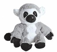 Wild Republic Hug'ems Soft Toy, Gifts for Kids, Ring Tailed Lemur Cuddly Toy 18 cm, 7-Inch
