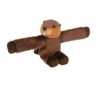 Wild Republic Huggers Beaver, Stuffed Animal, 4.5 inch, Plush Toy, Eco Friendly