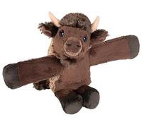 Wild Republic Huggers Bison, Stuffed Animal, 4.5 inch, Plush Toy, Eco Friendly