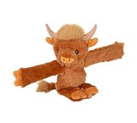 Wild Republic Huggers Highland Cow, Stuffed Animal, 8 Inch, Plush Toy, Fill is Spun Recycled Water Bottles