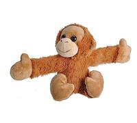 Wild Republic Huggers Orangutan Plush Toy, Slap Bracelet, Stuffed Animal, Kids Toys, 8 Inches