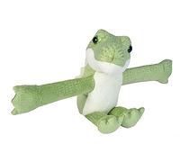 Wild Republic Huggers Soft Toy Slap Bracelet, Gifts for Kids, Crocodile Plush Toy 20 cm