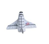 Wild Republic Huggers Space Shuttle Plush Toy, Slap Bracelet, Kids Toys, Rocket Ship, 8 Inches