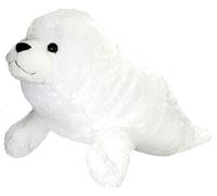 Wild Republic Jumbo Baby Harp Seal Pup Giant Plush Soft Toy, Gifts for Kids, 76 cm