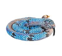 Wild Republic Living Earth Snakes Blue Rock Rattlesnake, Stuffed Animal, 60 Inches, Plush Toy, Fill is Spun Recycled Water Bottles