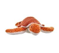 Wild Republic Loggerhead Sea Turtle Plush Soft Toy, Cuddlekins Cuddly Toys, Gifts for Kids 30 cm,Brown/Orange