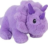 WILD REPUBLIC Mellowkins Eco Mini Triceratops, Stuffed Animal, 11 Inches, Plush Toy, Fill is Spun Recycled Water Bottles