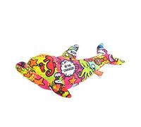 Wild Republic Message From the Planet, Dolphin, Stuffed Animal, 12 inches, Gift for Kids, Plush Toy, Made from Spun Recycled Water Bottles, Eco Friendly, Child’s Room Decor