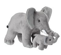 NEW PLUSH WILD REPUBLIC MOTHER ELEPHANT & BABY CALF CUDDLY SOFT TOY TEDDY