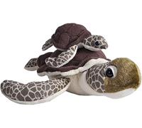 SEA TURTLE SOFT TEDDY BEAR TOY WILD REPUBLIC MOTHER & BABY PLUSH CUDDLY 30cm