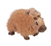 WILD REPUBLIC Mom & Baby Capybara, Stuffed Animal, 9 Inches, Plush Toy, Fill is Spun Recycled Water Bottles
