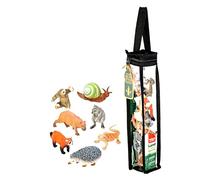 Wild Republic Nature Tube Land Critters, Toy Figures, Educational Toys, Interactive Play Set