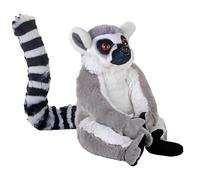 Wild Republic Plush Bendable Ring Tailed Lemur, Stuffed Animal, 12 Inches, Plush Toy, Fill is Spun Recycled Water Bottles