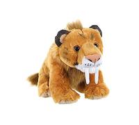 Wild Republic Plush, Dinosaur, Smilodon, Dinosaur NHM, 30cm