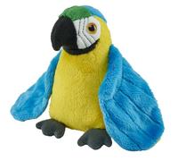 Wild Republic Pocketkins Eco Blue Yellow Macaw, Stuffed Animal, 5 Inches, Plush Toy, Made from Recycled Materials, Eco Friendly